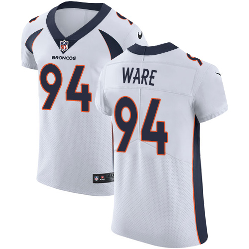 Nike Broncos #94 DeMarcus Ware White Men's Stitched NFL Vapor Untouchable Elite Jersey
